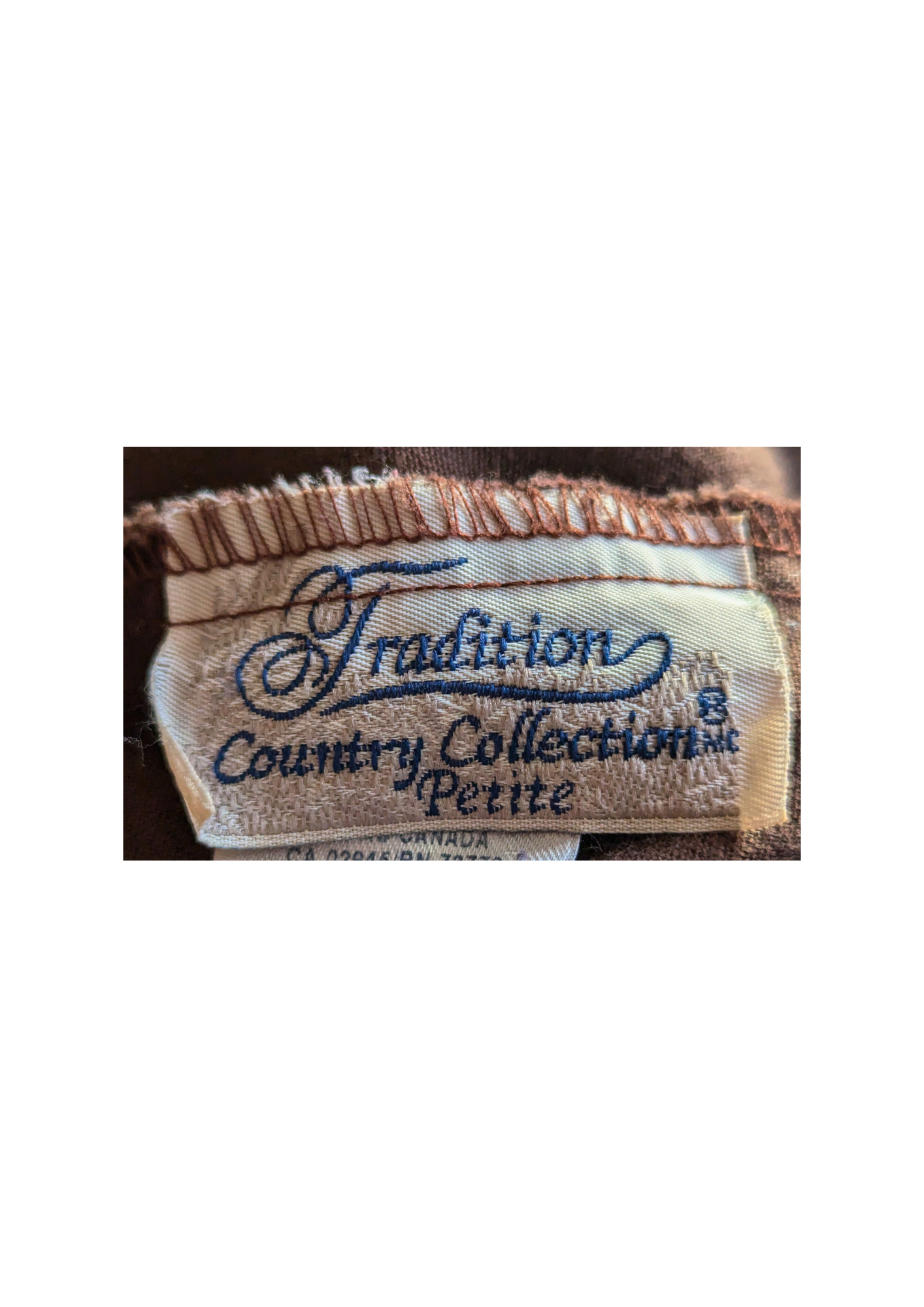 Vintage tradition tag