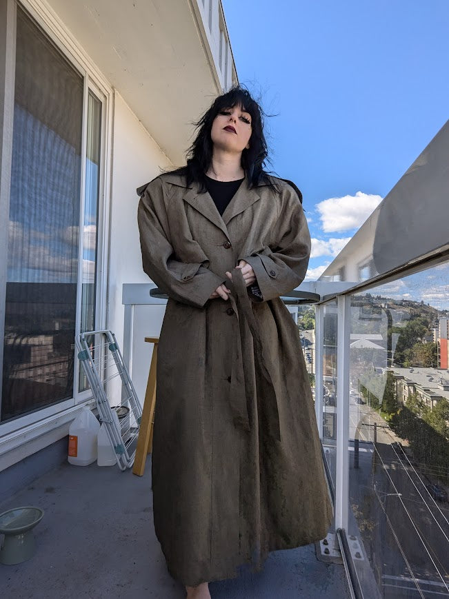 Apropos - Vintage 1980s Trench Coat