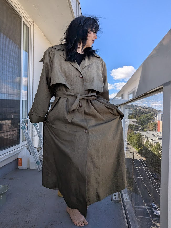 Apropos - Vintage 1980s Trench Coat