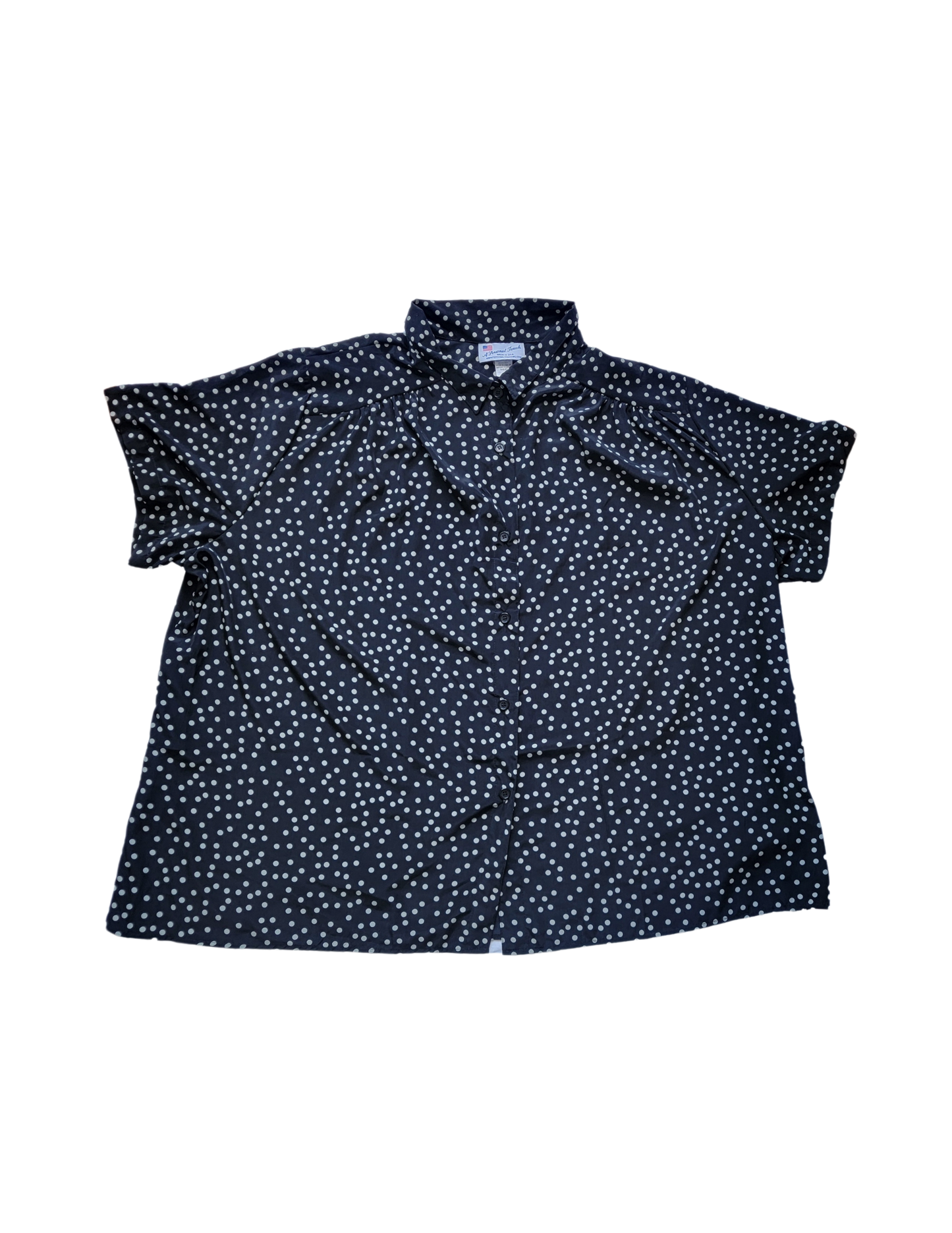 A Personal Touch - Y2K Polka Dot Blouse