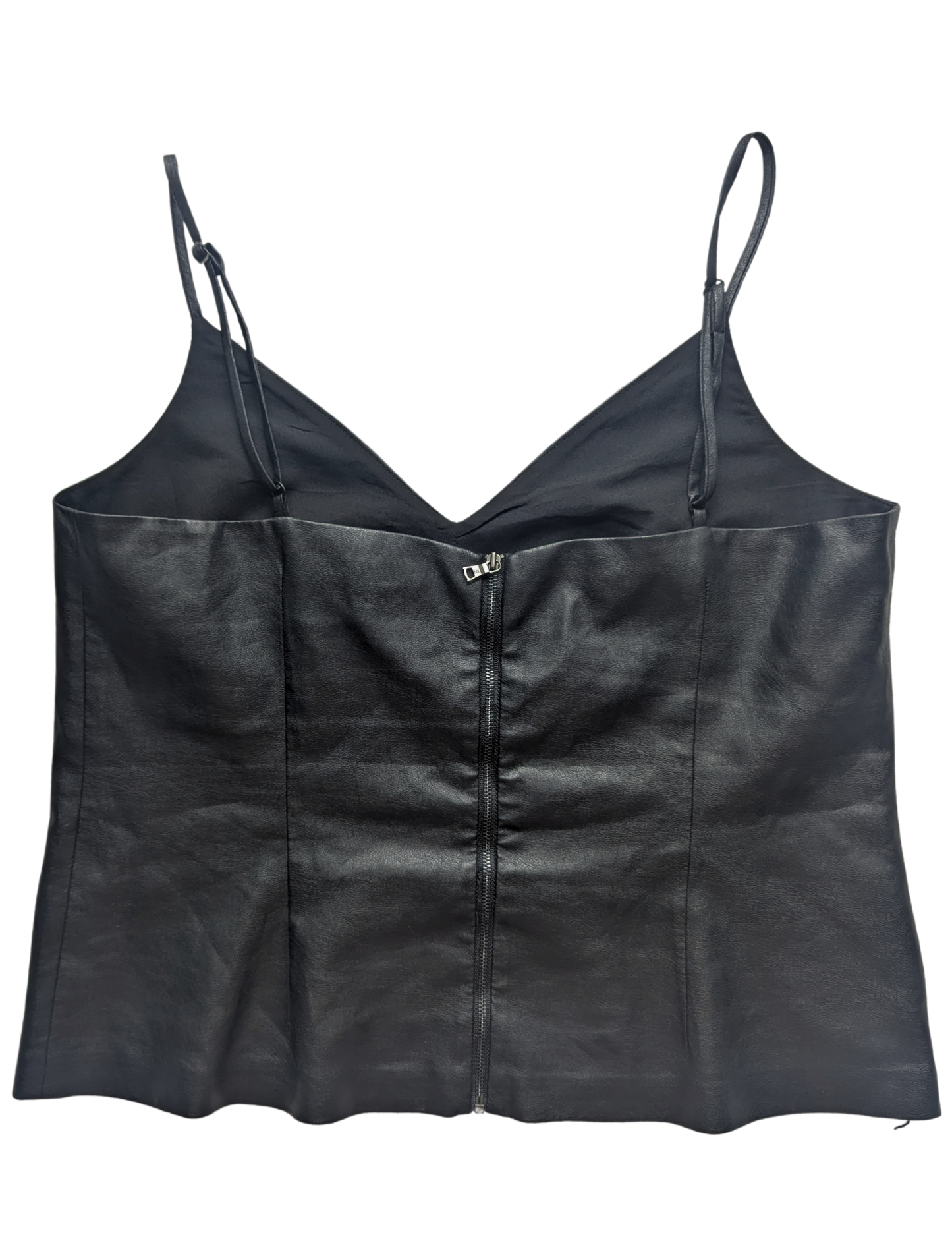 BCBGMAXAZRIA - Faux Leather Top