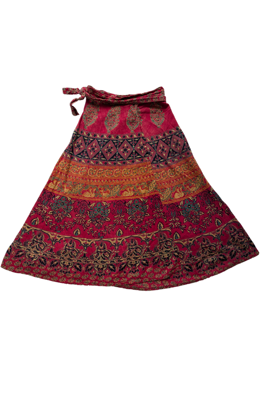 Vintage wrap skirt