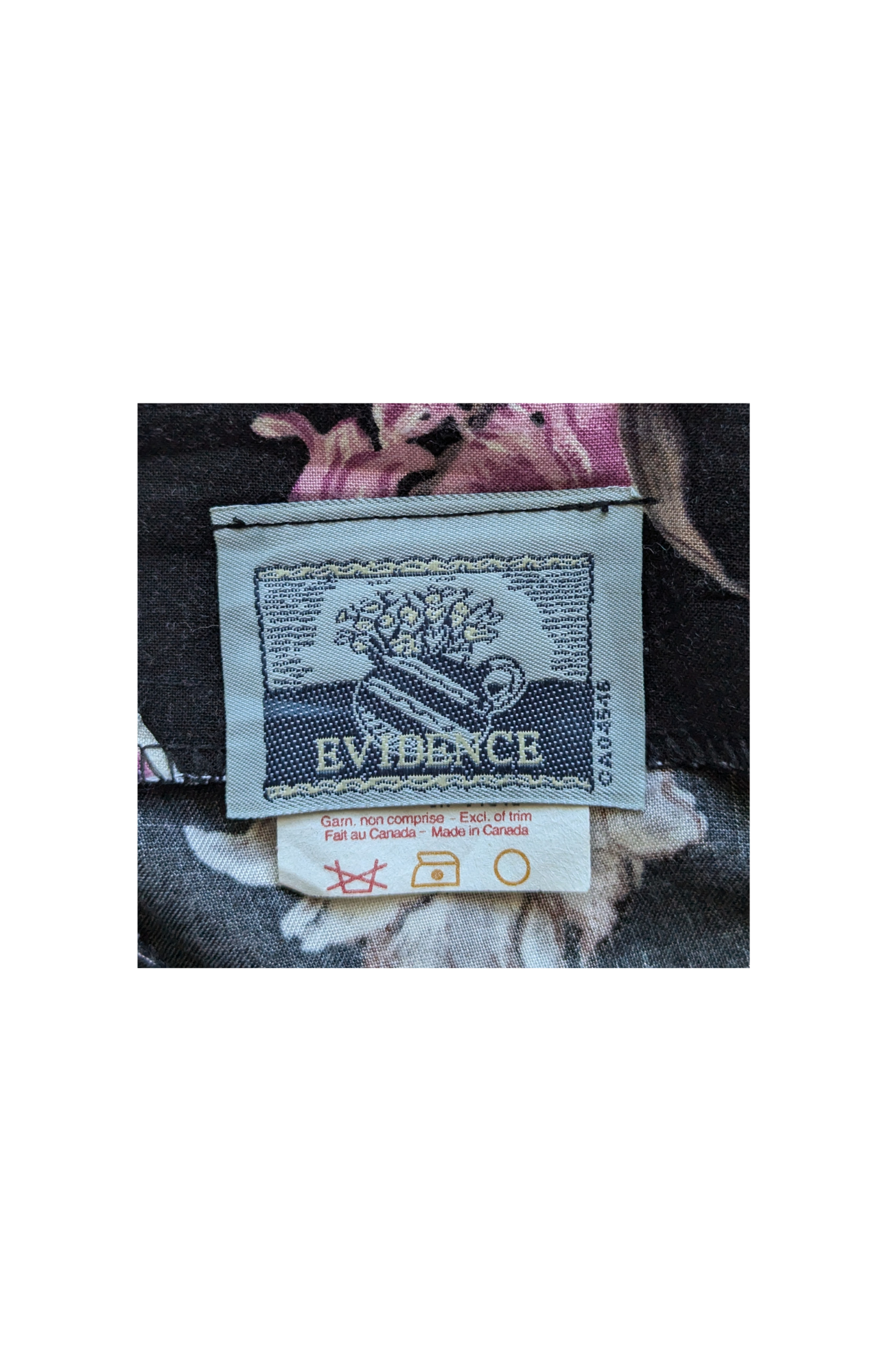 Vintage Evidence Tag