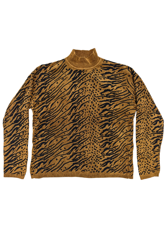 Tradition Y2K animal print sweater