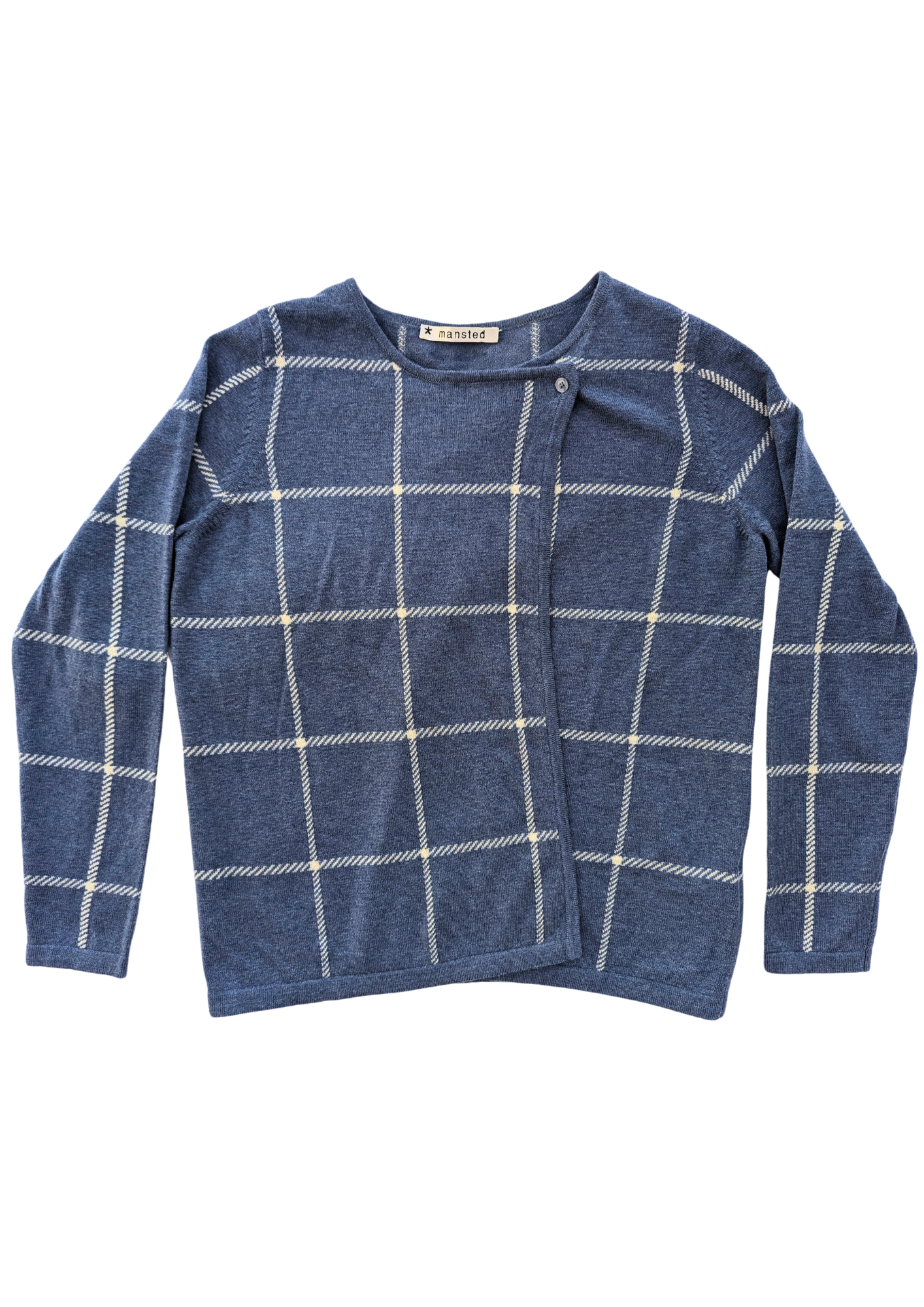 Wool plaid Danish Mansted Cardigan