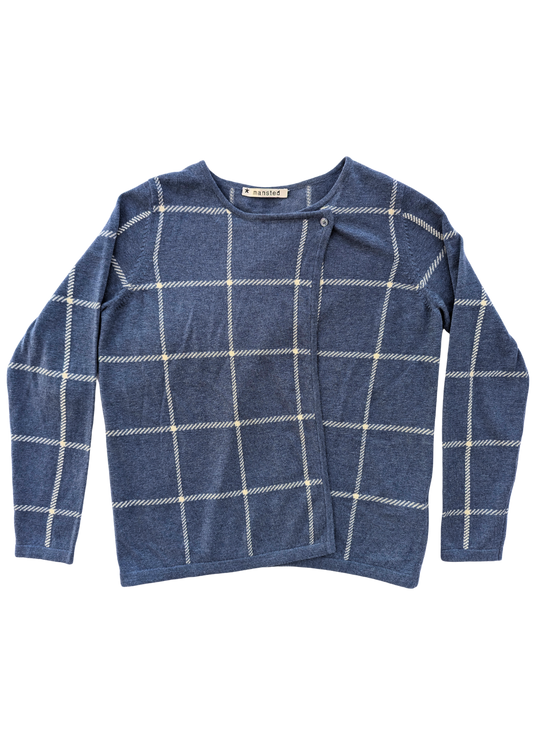 Wool plaid Danish Mansted Cardigan