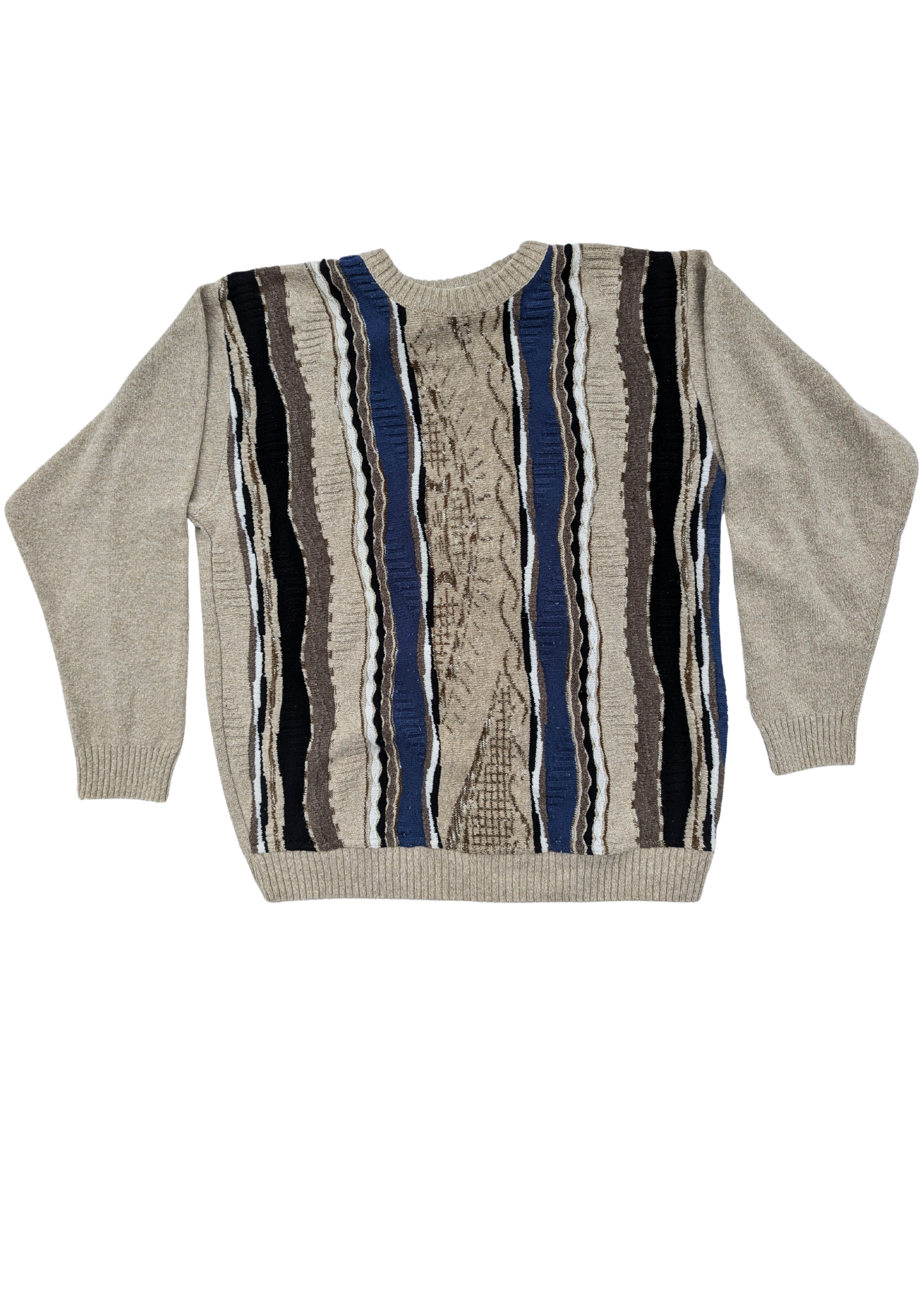 London Fog vintage patterned sweater