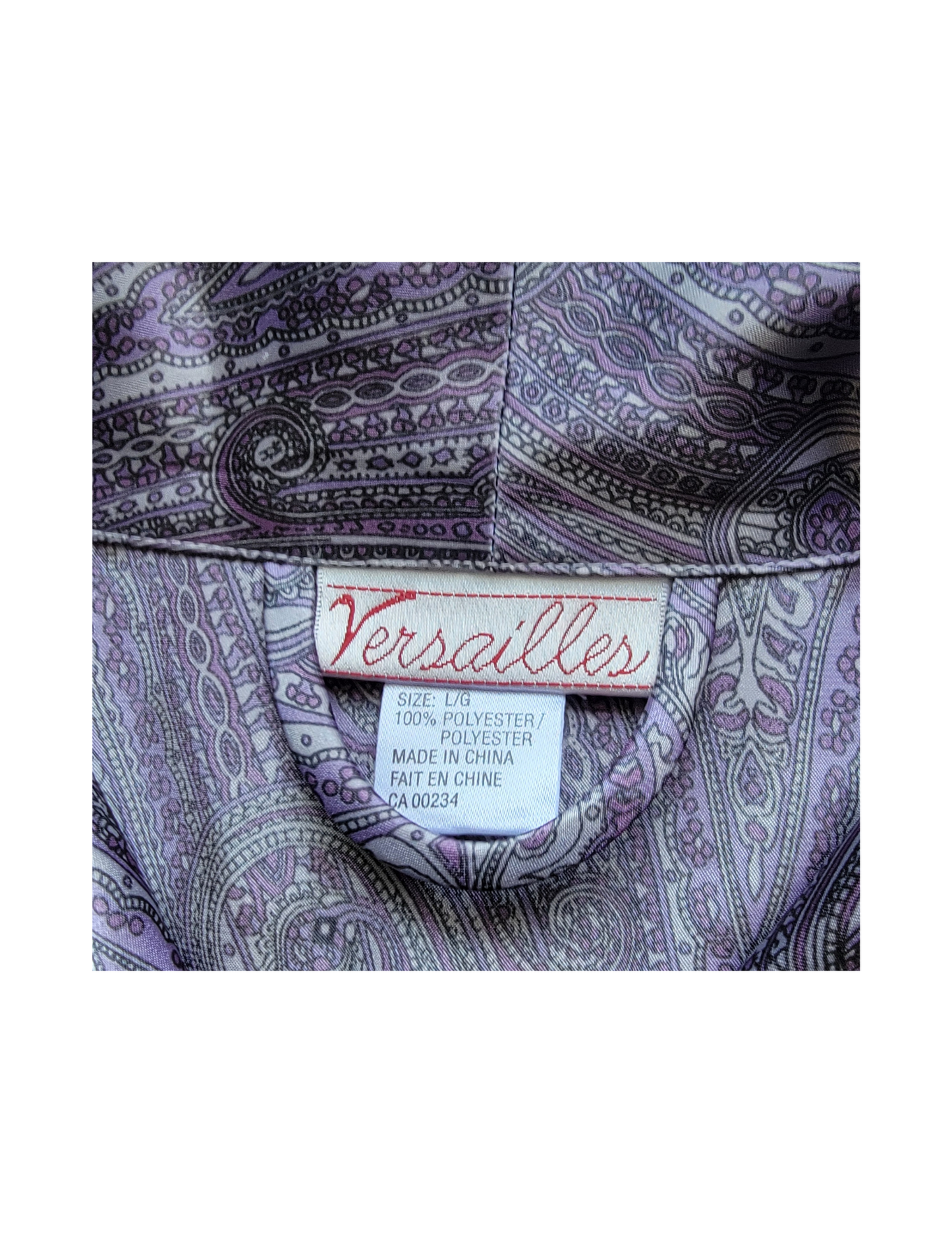 Vintage Versailles Tag