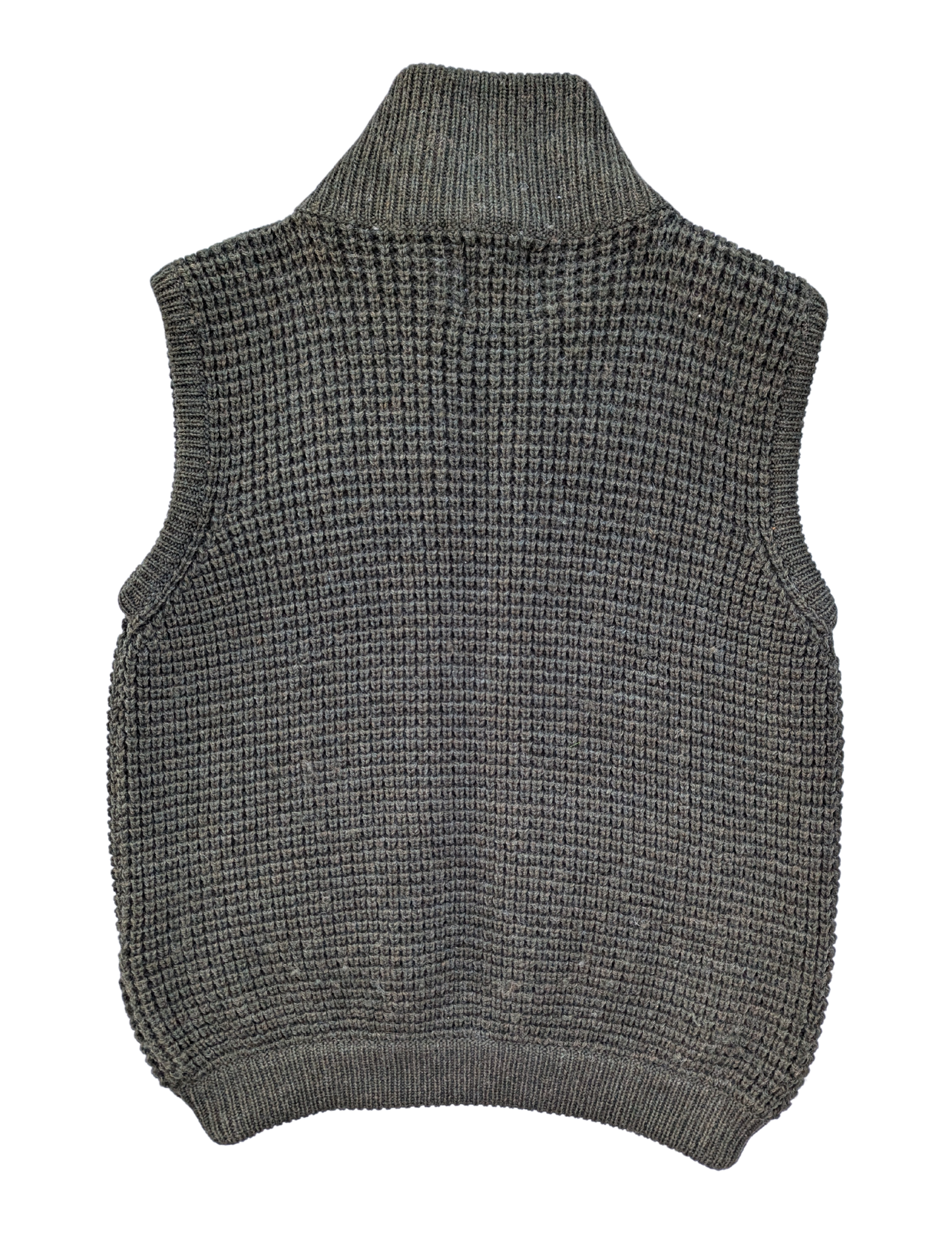 Great Northern Knitters - Vintage Green Knitted Wool Vest